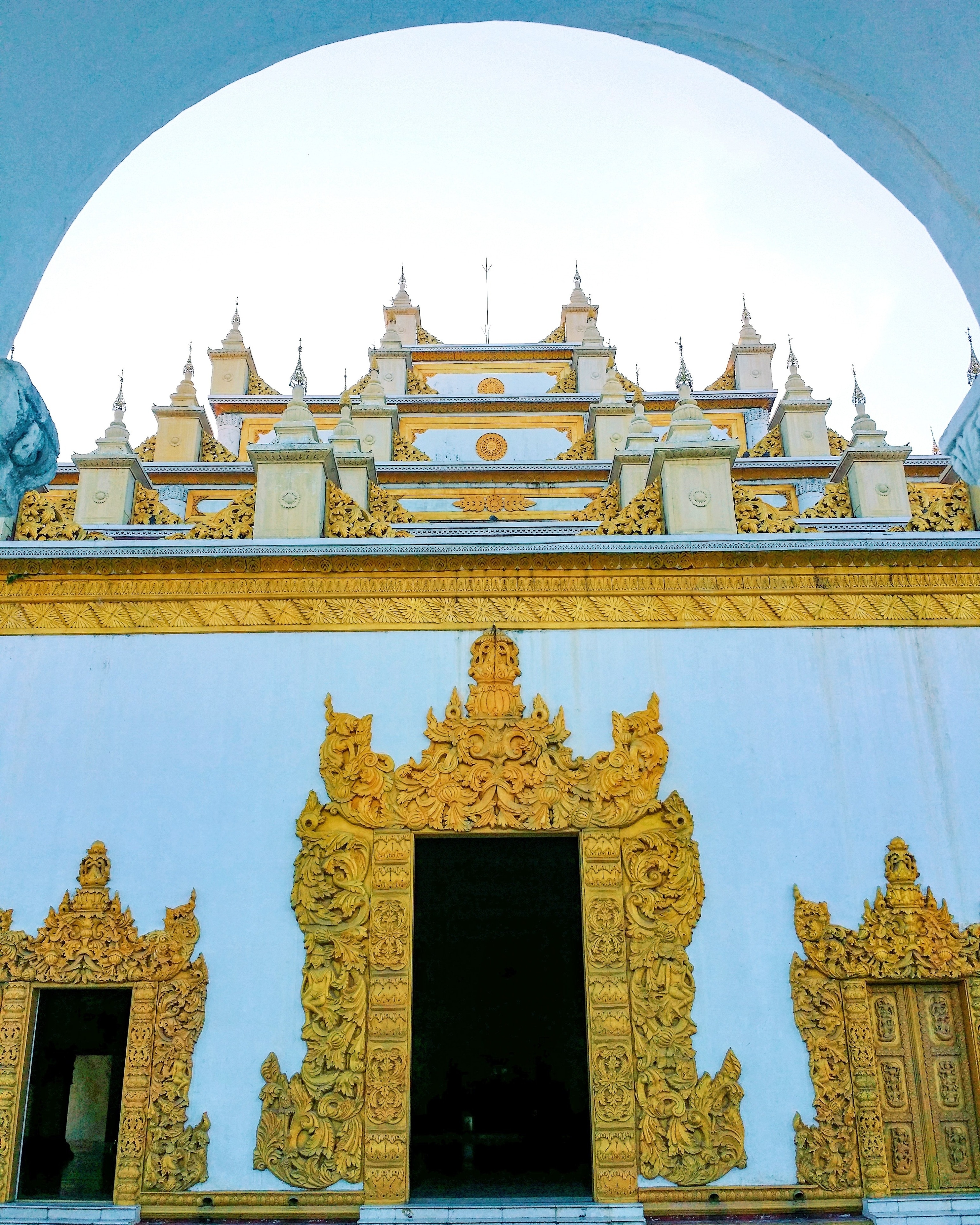 Behind Shwenandaw Monastery in Mandalay, Myanmar

#Golden #Burma #Mandalay #Myanmar #temple #Asia #SoutheastAsia