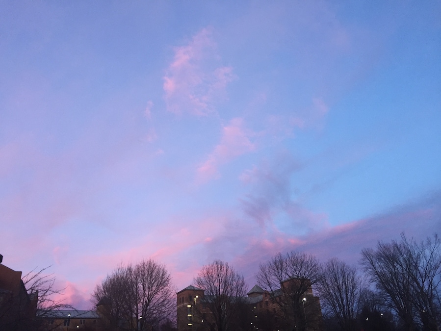 Who says Steubenville skies aren't beautiful?