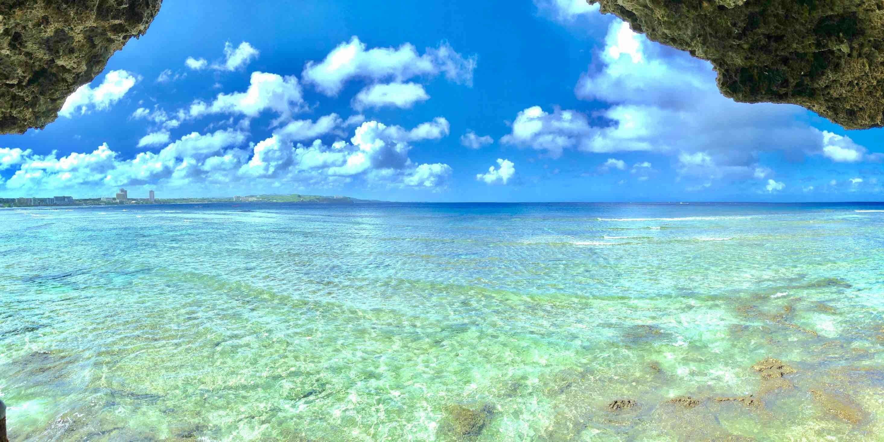 Beautiful clear waters of Tumon Bay, Guam
