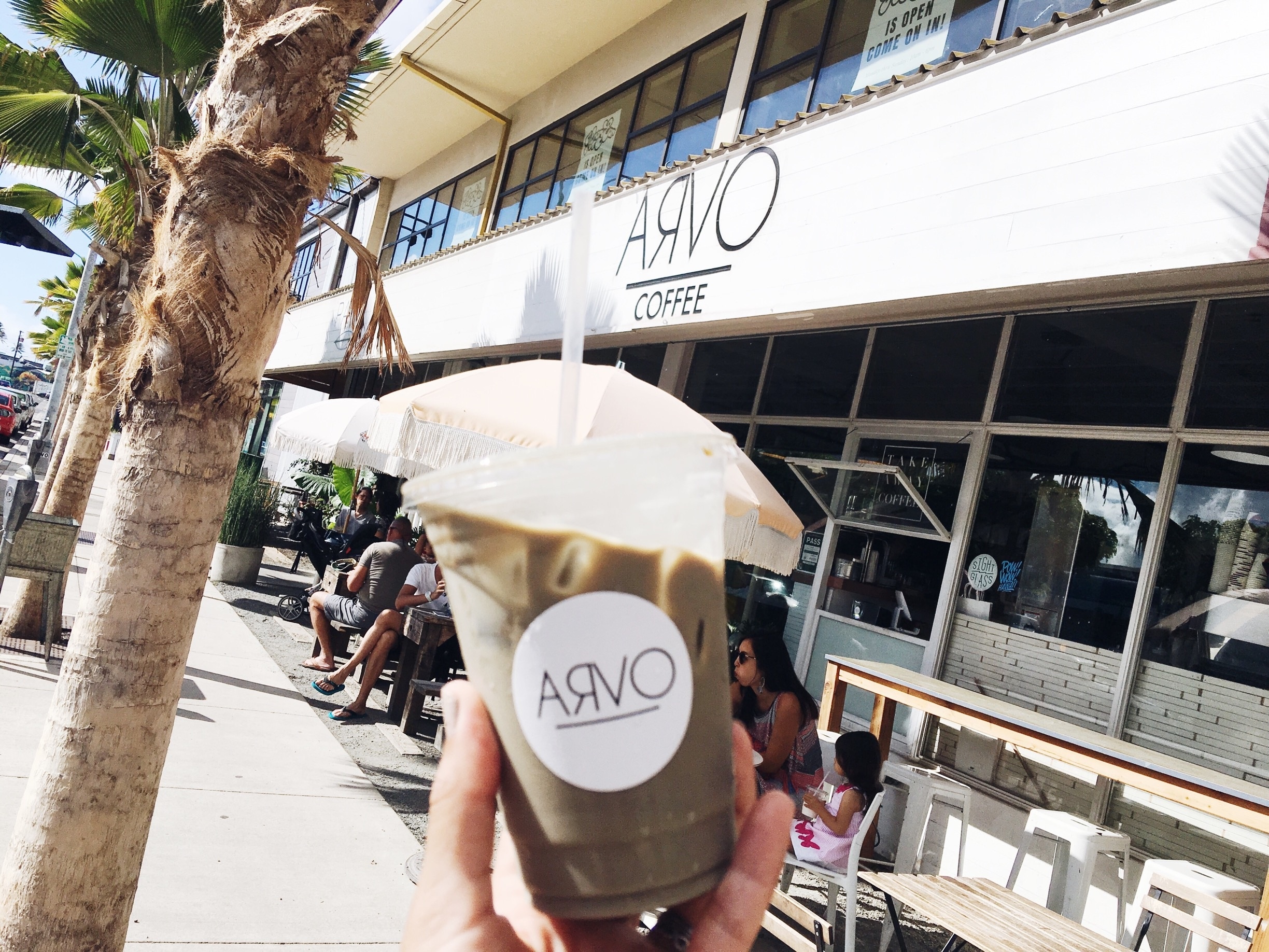 There are so many cute little coffee shops here in Hawaii, and arvo is one amazing breakfast & coffee shop! 