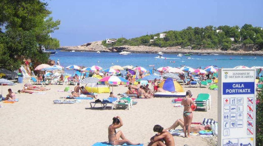 Ibiza, Cala Portinatx, Beach Sant Joan de Labritja