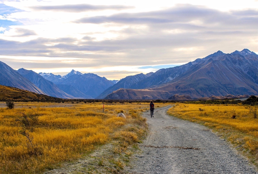 One of the most serene valleys I've ever visited, the Rangitata Valley on the south island of New Zealand. This was a big filming location in The Lord of the Rings The Two Towers film. This was the site for Edoras.