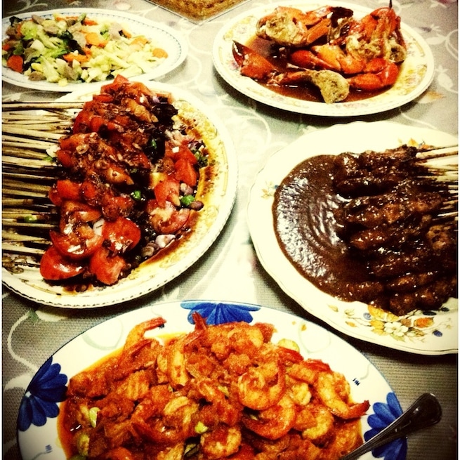 Indonesian food shared with love.