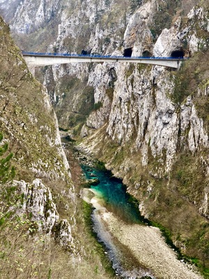 While driving from Bosnia to Montenegro