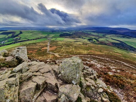 value: "Sugarloaf mountain in Wicklow, Ireland. Only about 25 minutes to hike up,  it\'s not as tough as it looks! Gorgeous views of the Wicklow mountains and Dublin City from the top."
