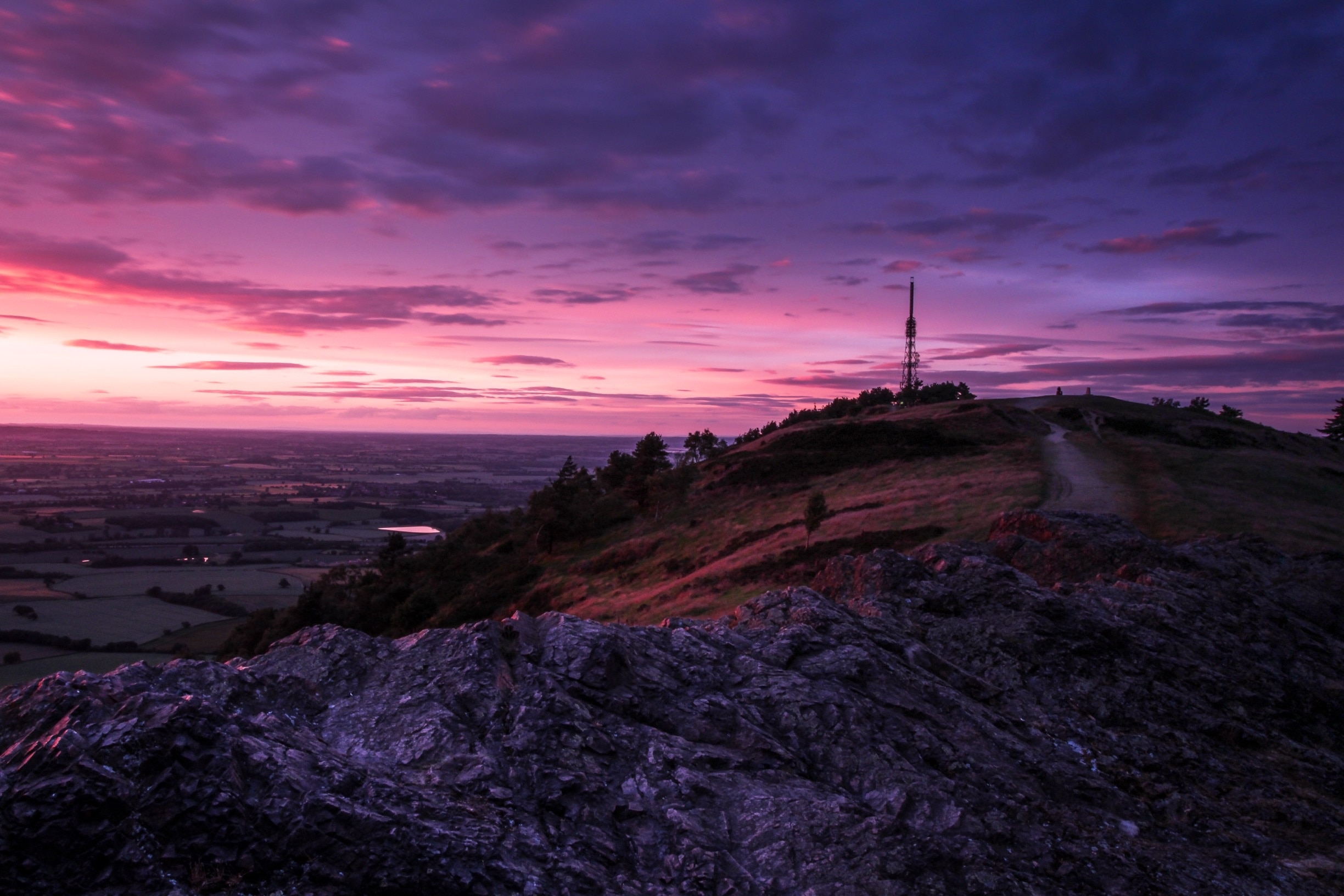 Blue hour on top of the Wrekin. @startfromthriving_photography on instagram give me a follow. 