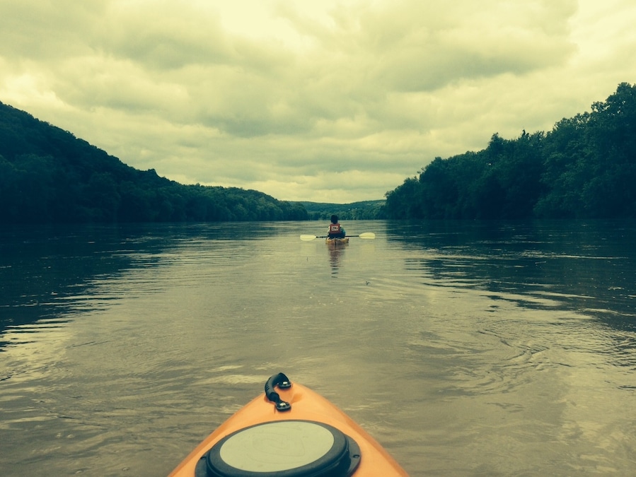 Kayaking down the Juniata!