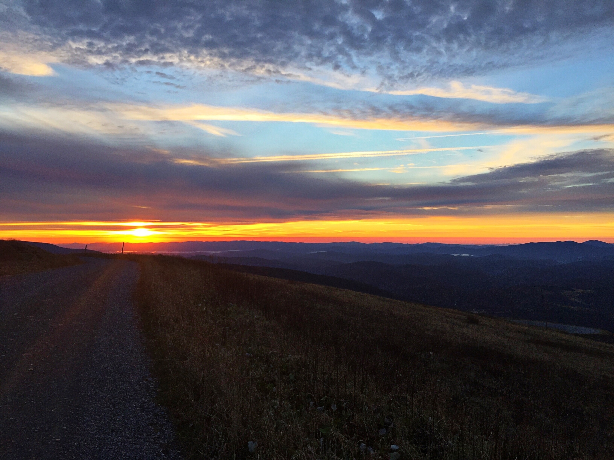 Sunset on Whitetop Mountain 