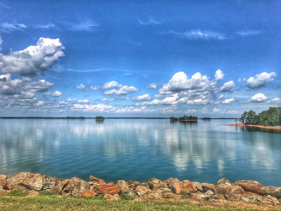 Got some exercise on Hartwell Dam and had to snap a pic of the beauty.