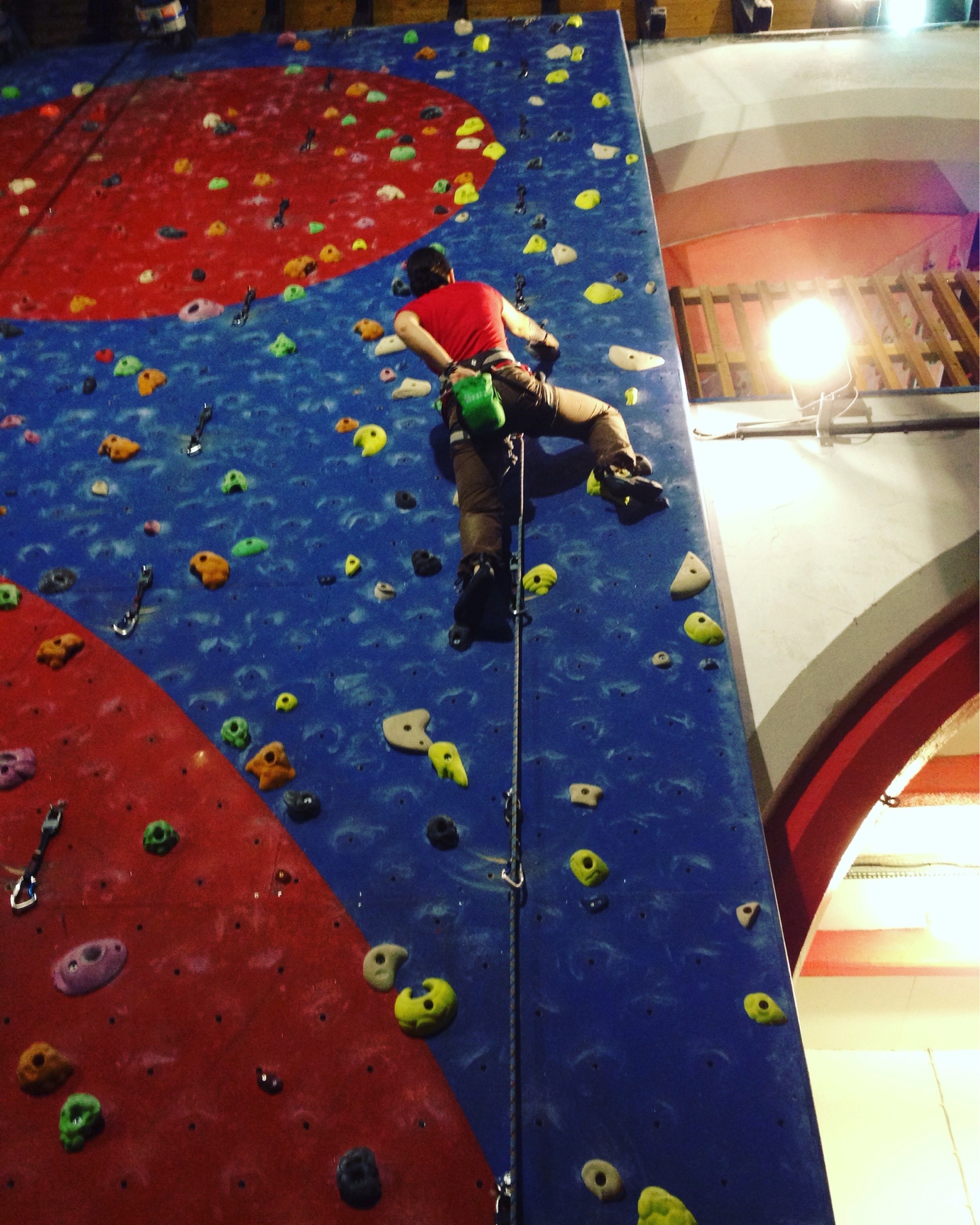 Climbing at awesome walls in Liverpool. :-) #climbing 