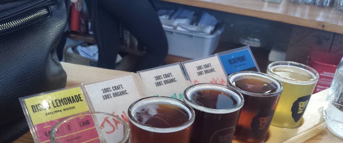 Delicious brews and a really great Happy Hour at Aslan Brewing in Bellingham, WA!