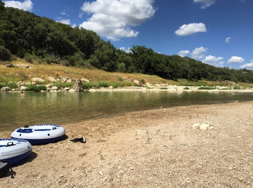 Reimers Ranch near Austin Texas is perfect for tubing, swimming, and rock climbing!! Be prepared to supply your own shade if you aren't going in the water, it gets hot as hell lol. There's also a bunch of toothless carp, so if you sit still you can enjoy a free pedicure!