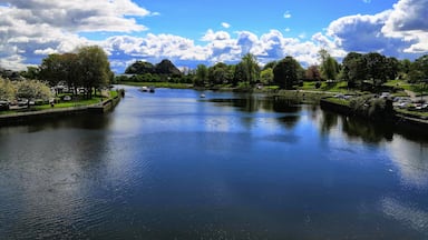 River Leven and Levengrove Park in Dumbarton