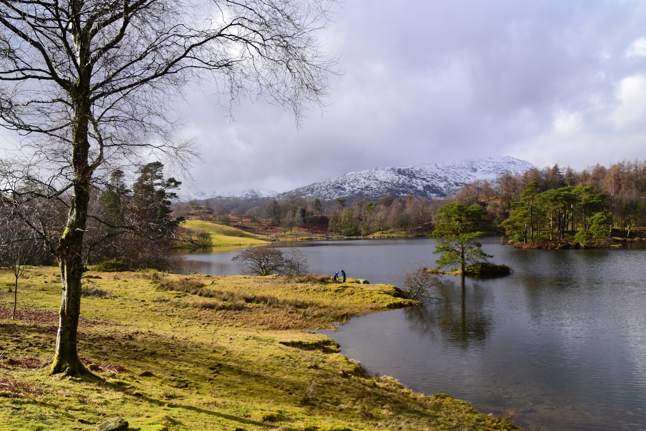 The beautiful Tarn Hows, a group of three tarns that we’re joined together to make one.  Stunning walk wheelchair and pushchair friendly with amazing views especially when the sun shines