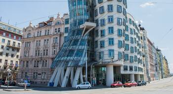 One of the best piece of architecture I have ever seen. I still can't imagine who got this idea to build this thing. However, must say that it is so cool to have such a great modern architectural design in the historical city of Prague. 