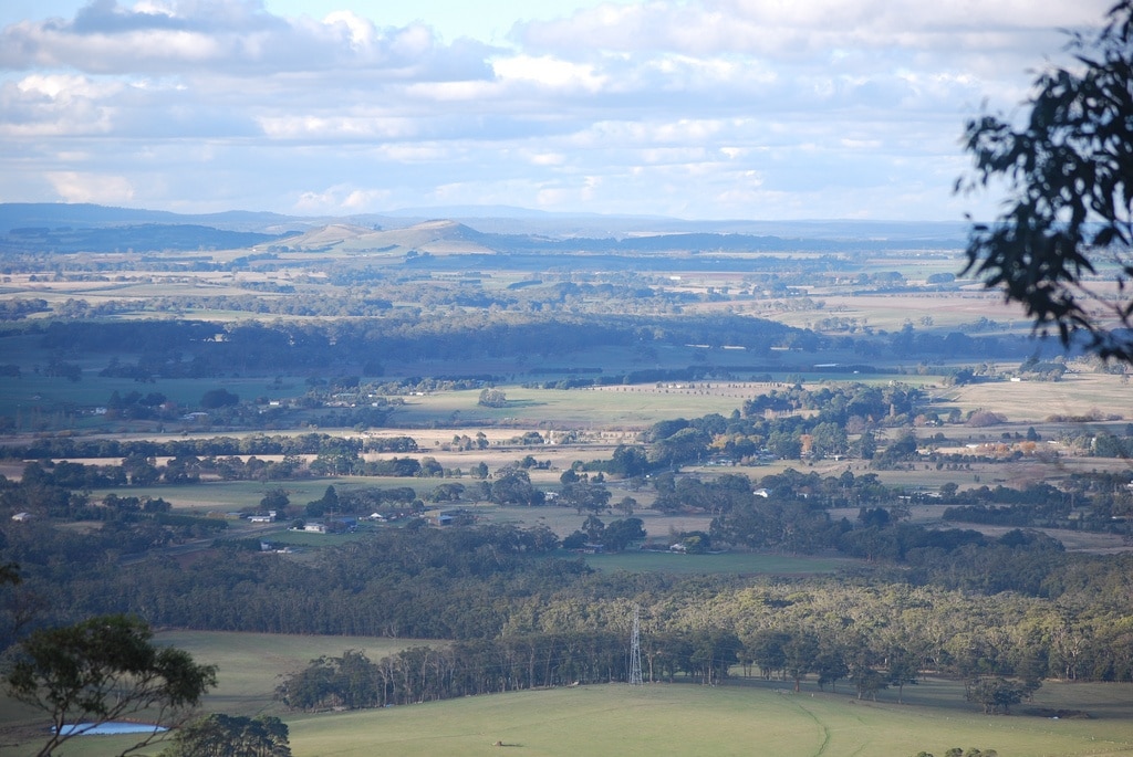 Mount Buninyong is an extinct volcano near Ballarat. This is the view from the scenic reserve #localgem