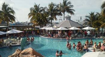 It's a pool. It's bar. It's a restaurant.

Poolside bar service--need I say more?

Think MTV Springbreak for adults. 