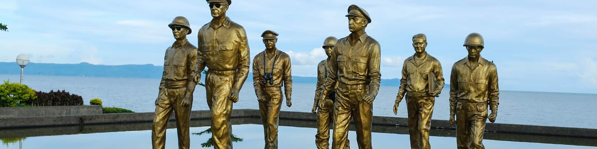 This historic landmark commemorates the  landing of General Douglas MacArthur in Leyte Gulf at the start of the campaign to recapture and liberate the Philippines from Japanese. #roadtrip