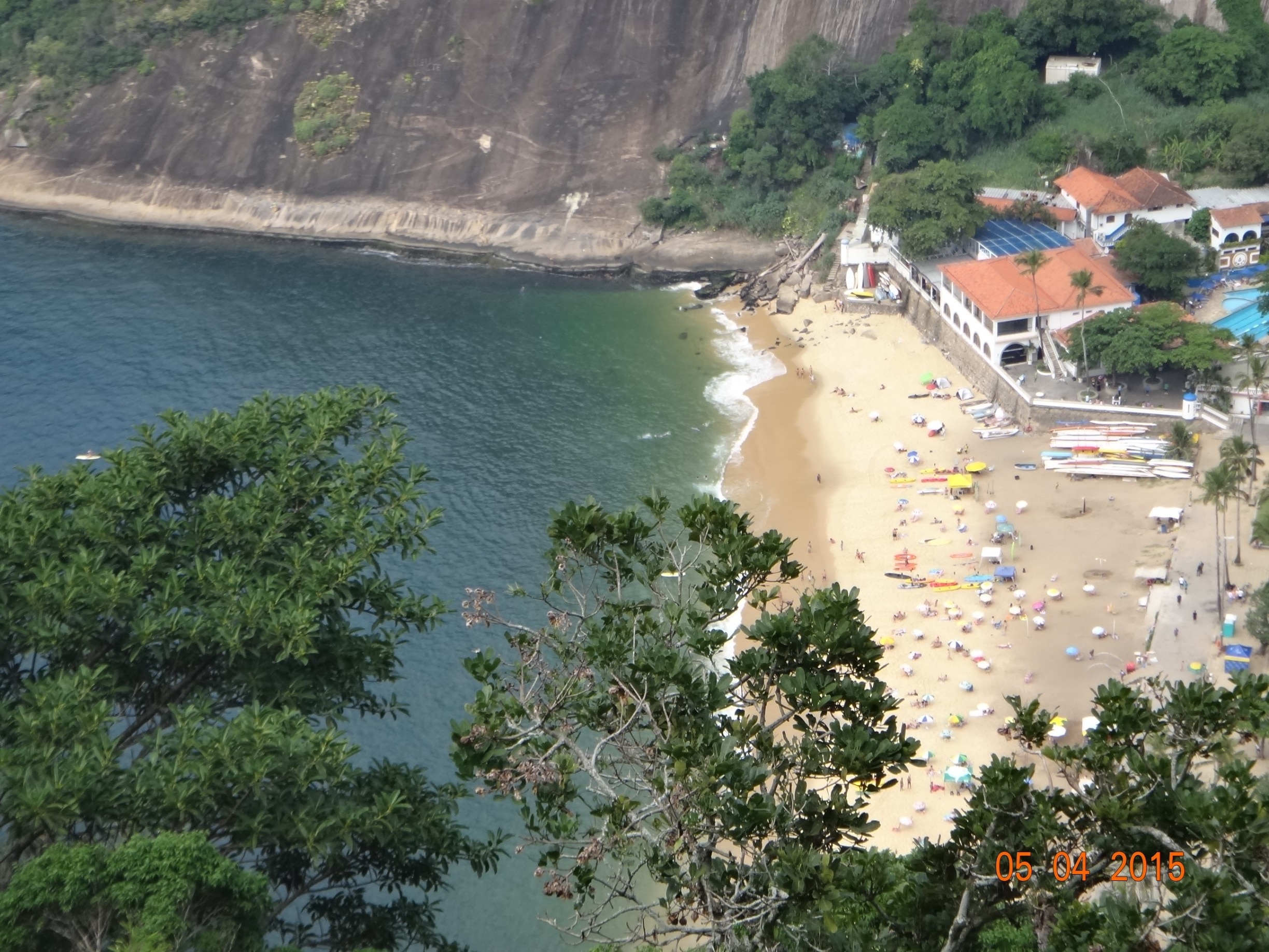 Praia Vermelha (plaża), Rio de Janeiro, Rio de Janeiro (stan), Brazylia