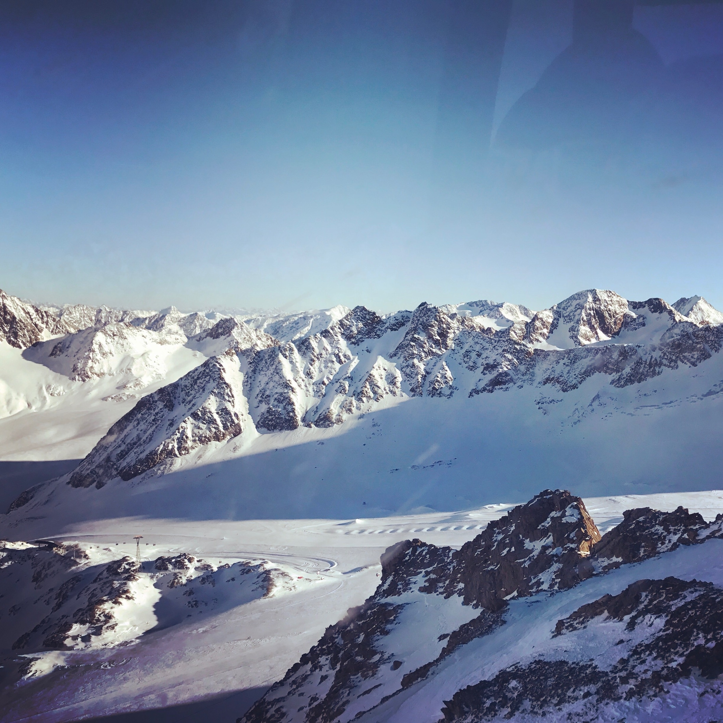 Great panoramic view from Pitztal Glacier 😍