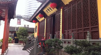 One of the many beautiful temples in Shanghai, make sure to go inside and check the reclining Buddha statue.