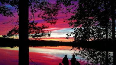 An incredible sunset in Hauho, Finland. An important part of Finnish culture is to spend time in the peace of the nature and enjoy the silence. Maybe that's the reason Finns are one of the happiest people in the world. #Culture