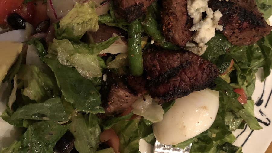 Steak salad from Saltgrass!