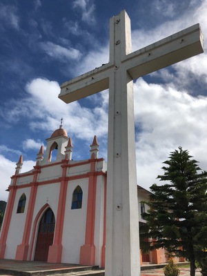 Great for panoramic view of the town from the church