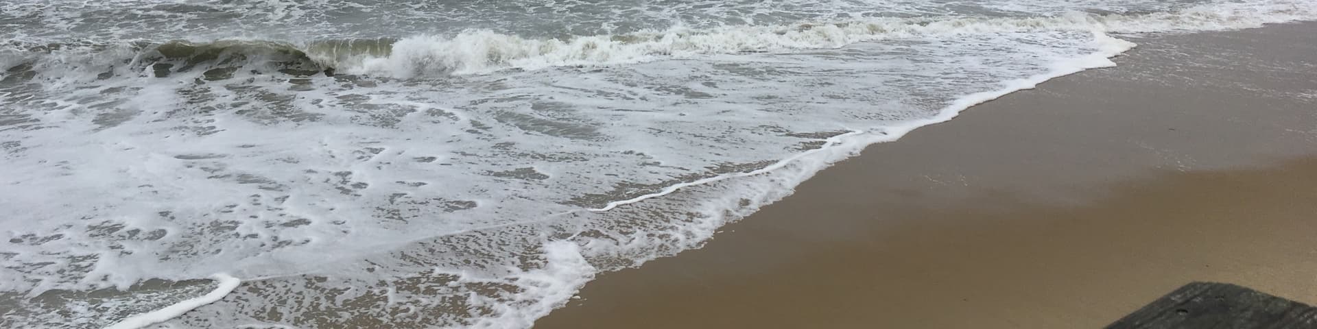 Hurricane Jose creating some major surf in Kitty Hawk!