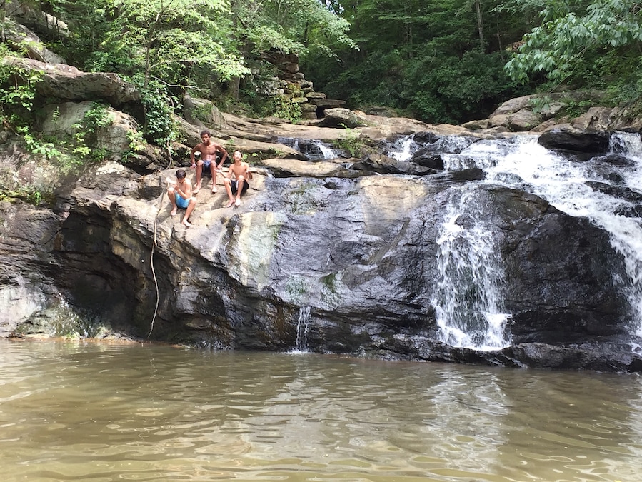 Lil swimming hole and some nice hiking trails.