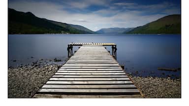 there are many jetty that draw you to the misty magic of Loch Earn