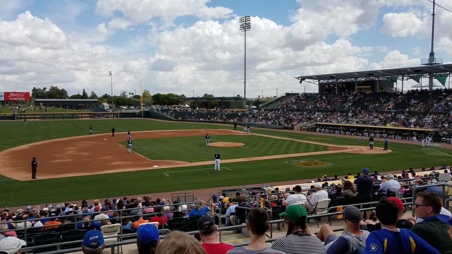 Beautiful day for a spring training game