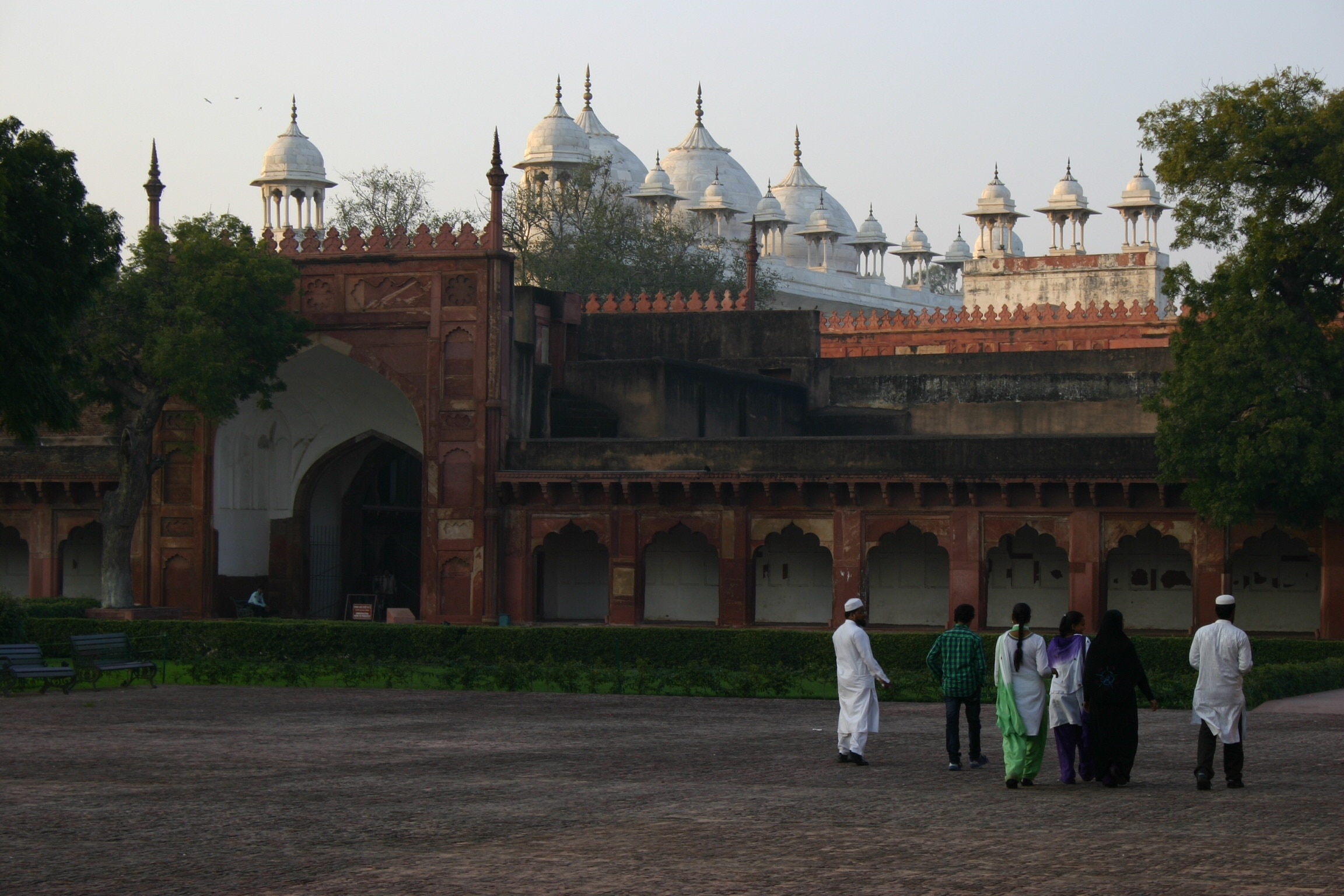 One of the entrances to the Taj
