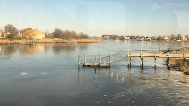 View from the train going to long branch nj