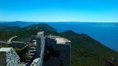 The hike to Sveti Mihovil ruin in the blazing sun was exhausting but the view from the top was so worth it!
