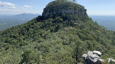 Pilot Mountain overlook with 360 views. #adventure