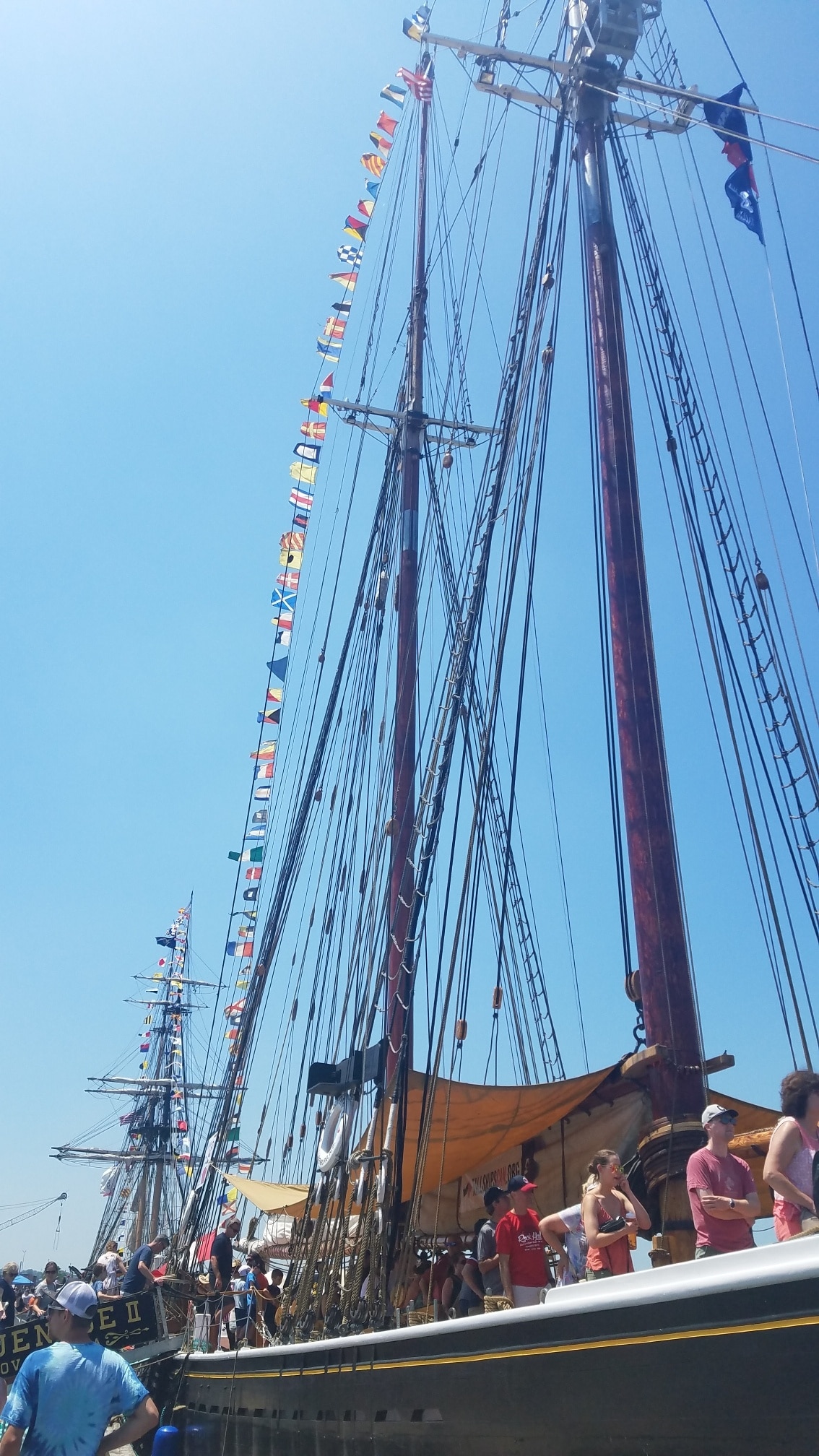 Cleveland Tall Ships Festival 2019. 
Ships from as far away as New Zealand. 11 total.  Ticket cost includes entry to each ship for a quick walk around.