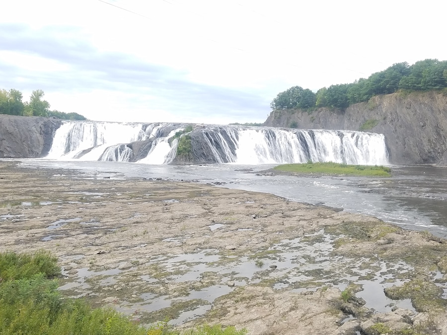 A huge waterfall for the whole river