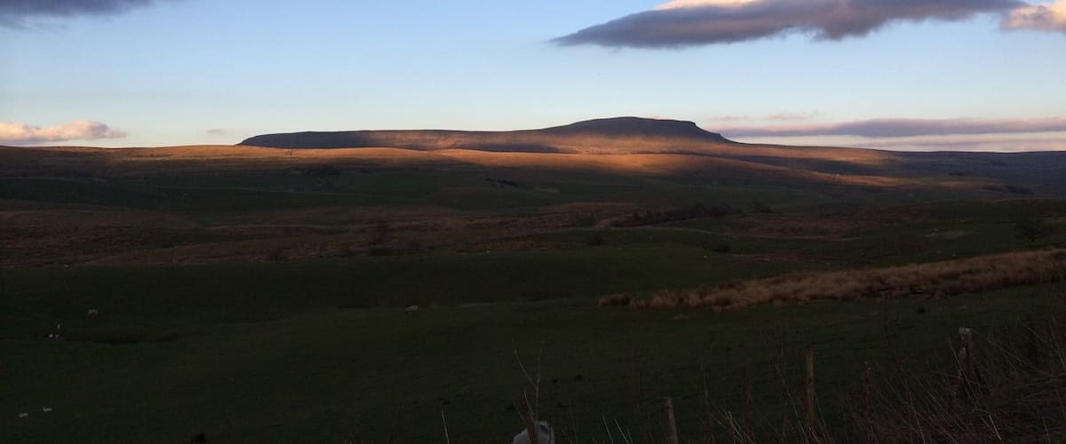 View of Penyghent from Selside...