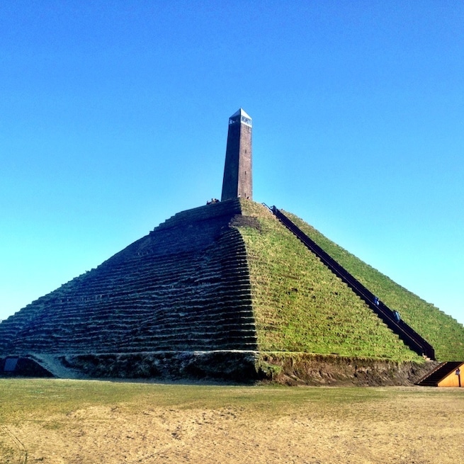 The pyramide of austrerlitz. Build by general the Marmont for his friend Napoleon.