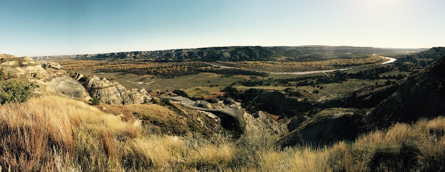 Theodore Roosevelt National Park in the fall