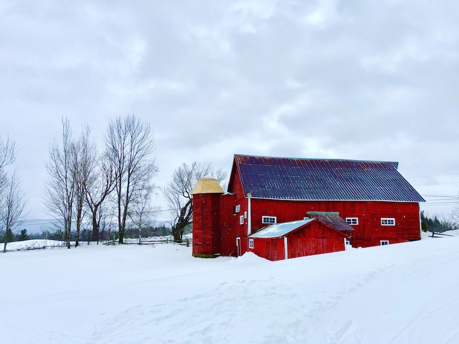 Lots of red barns in Vermont, they are beautiful