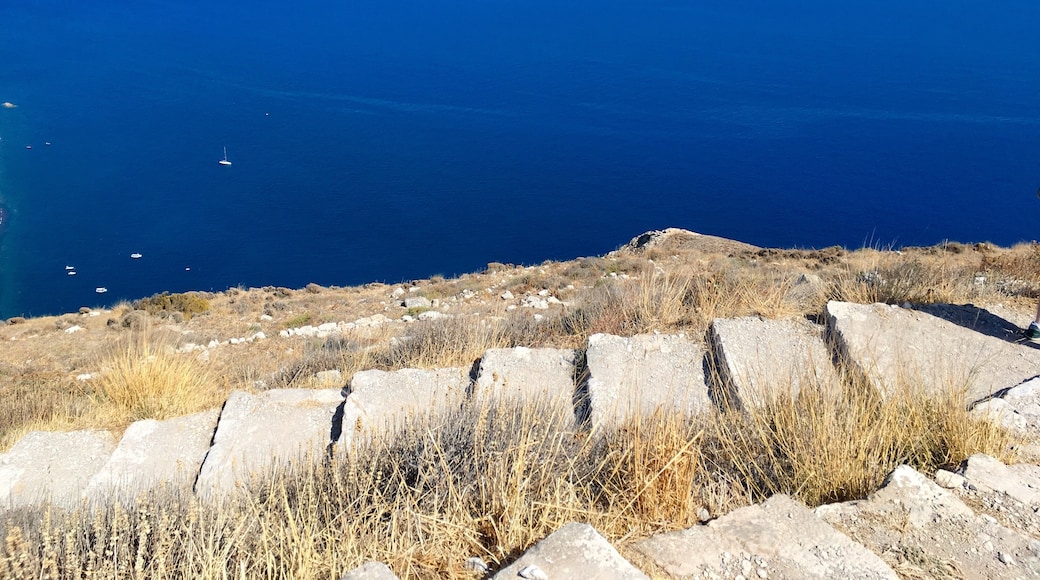 Antik Thira, Santorini, Güney Ege, Yunanistan