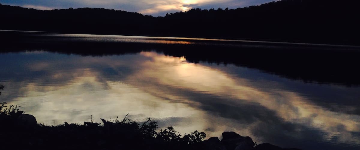 It was a great night to kayak