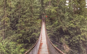 Lynn Canyon Suspension Bridge, District of North Vancouver, British Columbia, Canada