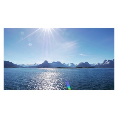 Sailing along the Norwegian coast and discovering the fjords. #BVSBlue