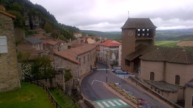 The town of Roquefort, France where the famous cheese comes from.
