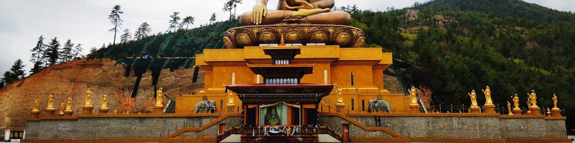 Famously called the Buddha point, this majestic figure had an unmissable aura!
It was eerily calm and quiet here!
#buddhapoint #bhutan101 #travels2018