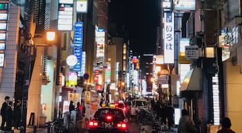 Happening place at night; lots of clubs and restaurants 