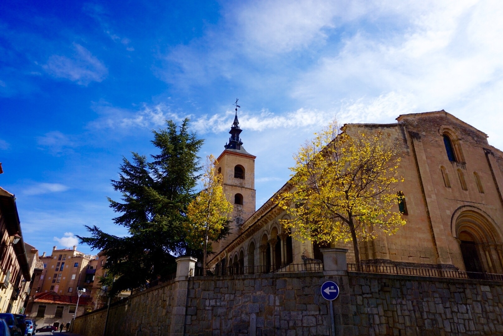 Inglesia San Millán is a Romanesque church built in the 12th Century in Segovia, Spain. 